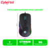 KIT TECLADO MECANICO+MOUSE GAMER+PAD GAMER CYBERTEL STRIKER CBX GT1802B USB CABLEADO BLACK