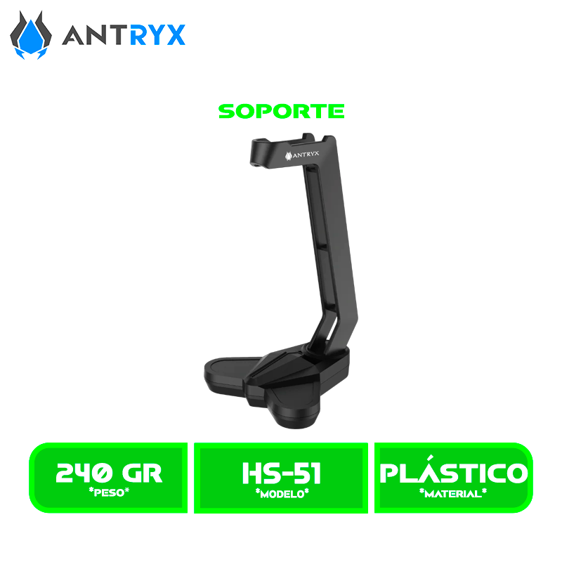SOPORTE DE AUDIFONO ANTRYX HS-51 (AHS-51KN)