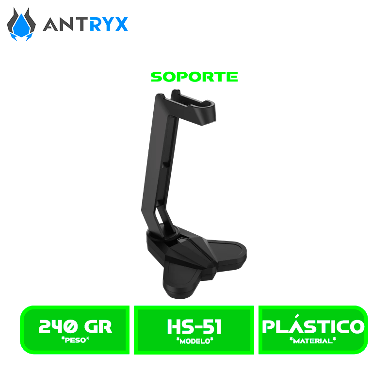 SOPORTE DE AUDIFONO ANTRYX HS-51 (AHS-51KN)
