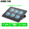 COOLER AIRBOOM ICEBERG 6 AB 013 CON BASE DE 6 COOLER 6CM