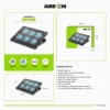 COOLER AIRBOOM ICEBERG 6 AB 013 CON BASE DE 6 COOLER 6CM