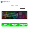 MK-865 3 TECLADO MECANICO INALAMBRICO ANTRYX MK865 TRIX SWITCH BLUE LED RGB (AMK-865TXKBL-SP)