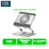 Premium W360 1 SOPORTE DE LAPTOP IDK PREMIUM W360 GIRATORIO 360 GRADOS, 1 COOLER