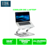 Premium W360 3 SOPORTE DE LAPTOP IDK PREMIUM W360 GIRATORIO 360 GRADOS, 1 COOLER