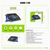 COOLER AIRBOOM REVOLUTION AB 057 CON BASE DE COOLER RGB 1FAN 13CM