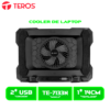 COOLER TEROS TE7133N RGB, COMPATIBLE CON NOTEBOOKS DE 14 HASTA 19 (TE-7133N)
