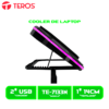 COOLER TEROS TE7133N RGB, COMPATIBLE CON NOTEBOOKS DE 14 HASTA 19 (TE-7133N)