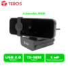 CAMARA WEB TEROS TE-9072 2K CON MICROFONO USB 2.0