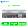 TECLADO+MOUSE ANTRYX WS-970 GRAY ,HOLDER SLOT WIRELESS (ASC-WS970GY)