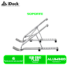 SOPORTE PARA LAPTOP IDOCK FLEX i20 PRO XL ALUMINIO PLEGABLE