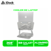 SOPORTE DE LAPTOP IDOCK GALAXY i60 GIRATORIO 360 GRADOS, 4 HUB USB 3.0 ,1 HUB USB 2.0