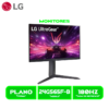 MONITOR LG 24" GAMER ULTRAGEAR (24GS65F-B) PANEL IPS FHD 1980X1080, 180HZ- 1MS, HDMI- DP, PIVOTEABLE