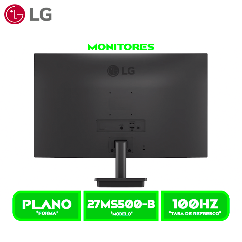 MONITOR LG LED (27MS500-B) 27" FHD IPS 1920x1080/ 100HZ/5M HDMI