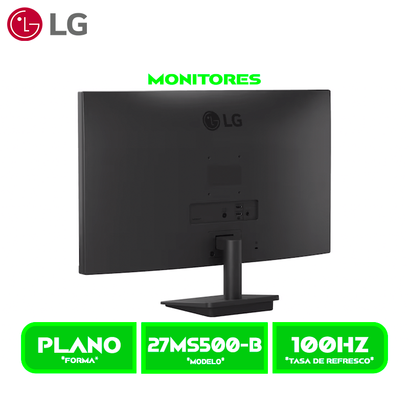 MONITOR LG LED (27MS500-B) 27" FHD IPS 1920x1080/ 100HZ/5M HDMI