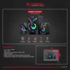 PARLANTE CYBERTEL EXXPERT CBX S500 RGB BLACK GAMER SOUND 2.1 CONEXIN USB