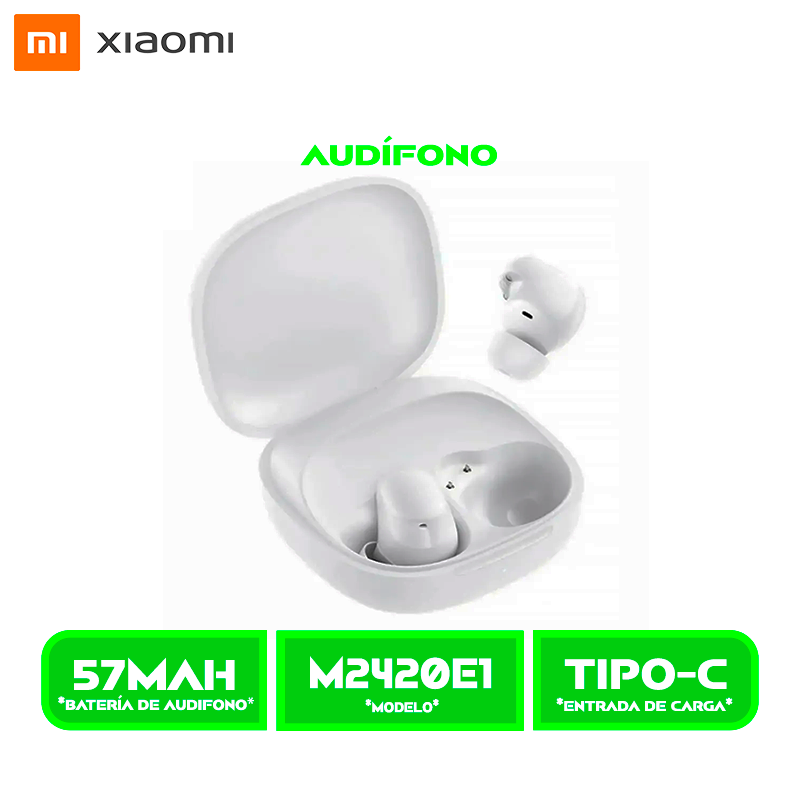 AUDÍFONOS XIAOMI REDMI BUDS 6 (M2420E1) PLAY -BT. WHITE/BLANCO