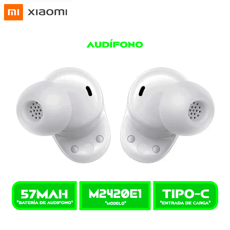 AUDÍFONOS XIAOMI REDMI BUDS 6 (M2420E1) PLAY -BT. WHITE/BLANCO