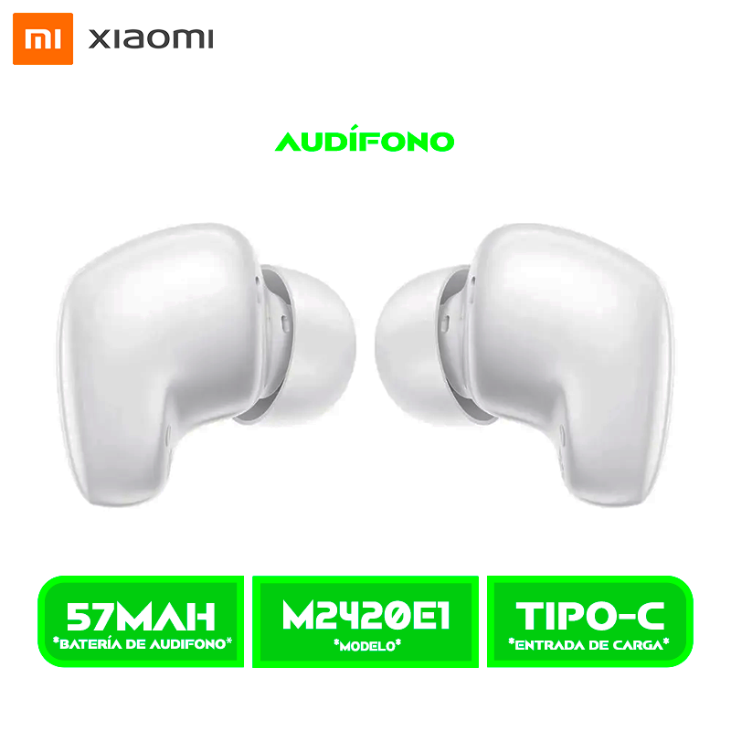 AUDÍFONOS XIAOMI REDMI BUDS 6 (M2420E1) PLAY -BT. WHITE/BLANCO