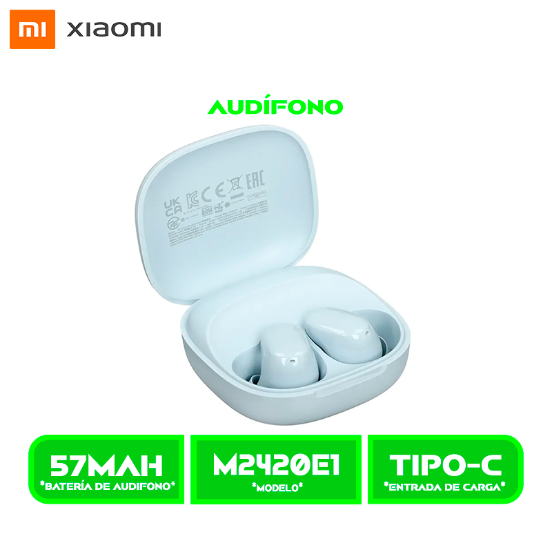 AUDÍFONOS XIAOMI REDMI BUDS 6 (M2420E1) PLAY -BT. BLUE/AZUL