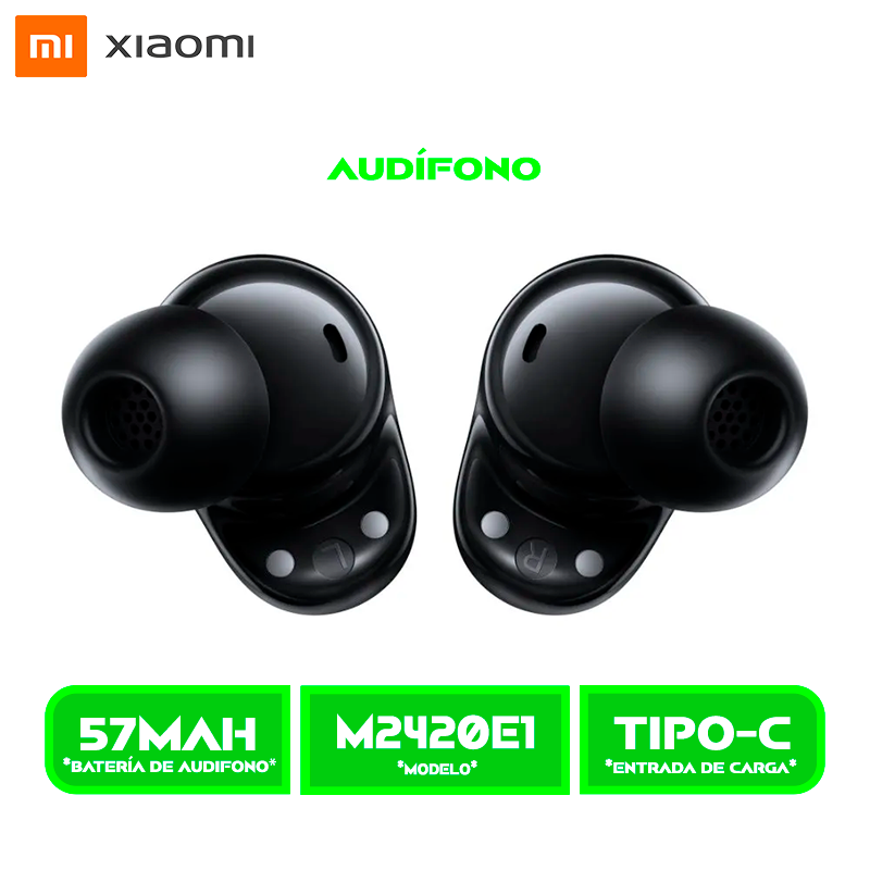 AUDÍFONOS XIAOMI REDMI BUDS 6 (M2420E1) PLAY -BT. BLACK/NEGRO