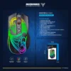 MOUSE MICRONICS DRAGON MIC GM805 GAMER CABLEADO RGB 7B 12800 DP