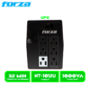 UPS FORZA 1000VA. MOD. NT-1012U 500W 220V 6 TOMAS