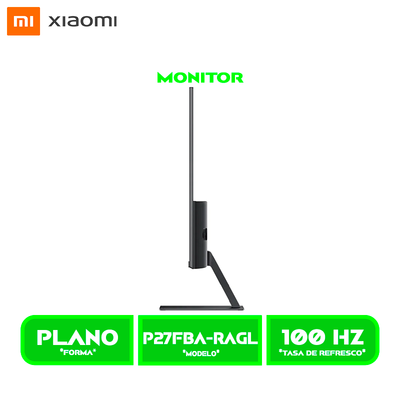 MONITOR XIAOMI A27i 27" FHD 1920x1080/100HZ/6MS DP/ HDM