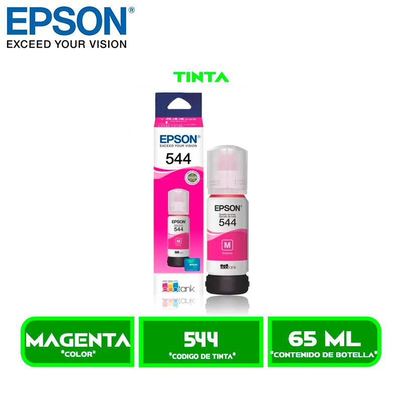 TINTA EPSON T544320-AL MAGENTA P L1110/L3110/L3150/L3160/L5190