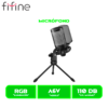 MICROFONO FIFINE AMPLIGAME A6V RGB CONDENSADOR USB BLACK/NEGRO
