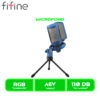 MICROFONO FIFINE AMPLIGAME A6V RGB CONDENSADOR USB BLUE/AZUL