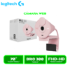CAMARA LOGITECH BRIO 300 FHD 1080P USB-C ROSE (960-001446)