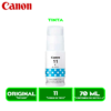 TINTA CANON GI-11<C> CYAN (G2160/G3160/G4170)