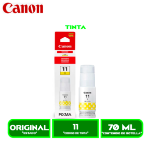 CANON 11 yellow TINTA CANON GI-11<Y> YELLOW (G2160/G3160/G4170)