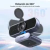CAMARA UGREEN 2K FHD 30 FPS AUTOMATIC FOCUS (CM717)- 25442 BLACK
