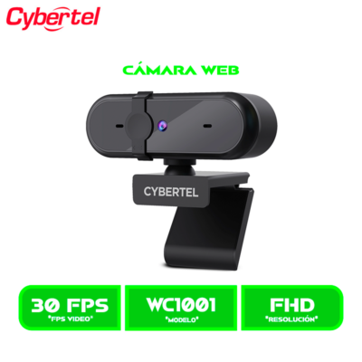 CAMARA WEB CYBERTEL HAMILTON CYB WC1001-FHD 1080P, C/MICROF USB