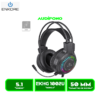 EKHG 1002U AUDIFONO C/MICROFONO ENKORE FALCON 5.1 EKHG 1002U GAMER USB, LED RAINBOW BLACK