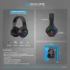 EKHG 1005U 3 AUDIFONO C/MICROFONO ENKORE BRAVIO 5.1 EKHG 1005U GAMER USB RAINBOW BLACK