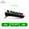 ENK 1001 1 TECLADO MECANICO ENKORE KINGDOM ENK 1001 RAINBOW SWITCH BLUE BLACK