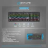 ENK 1001 2 TECLADO MECANICO ENKORE KINGDOM ENK 1001 RAINBOW SWITCH BLUE BLACK