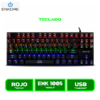 ENK 1005 TECLADO ENKORE FALCON 87 KEYS MECANICO ENK 1005 RAINBOW NEGRO
