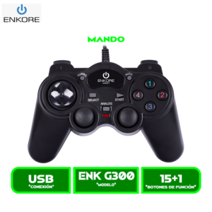 GAMEPAD ENKORE ADDICT ENK G300 USB BLACK
