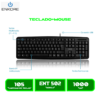 KIT TECLADO+MOUSE ENKORE ENT 502 FUSSION CABLEADO USB BLACK