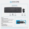 KIT TECLADO+MOUSE ENKORE ENT 502 FUSSION CABLEADO USB BLACK