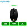 MOUSE LOGITECH G203 LIGHTSYNC OPTICAL 8000 DPI RGB BLACK (910-005790)