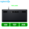 G213 1 TECLADO GAMER LOGITECH G213 PRODIGY, SEMI MECANICO, LED RGB (920-008084)