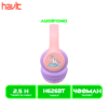 AURICULARES HAVIT BLUETOOTH (HVBT-H626BT-PK) KIDS ROSADO