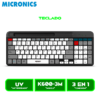 K600-3M TECLADO MICRONICS QUANTUM 3 MIC K600-3M WIFI, BT, RECARGABLE