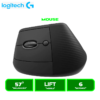 MOUSE LOGITECH LIFT LEFT VERTICAL ERGONOMICO WIRELESS, BT, BLACK (910-006466)