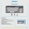TECLADO MICRONICS QUANTUM+ MIC K600+ USB CABLEADO