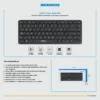 MIC K603-3M 1 TECLADO MICRONICS FENIX 3 MIC K603-3M WIFI, BT, RECARGABLE